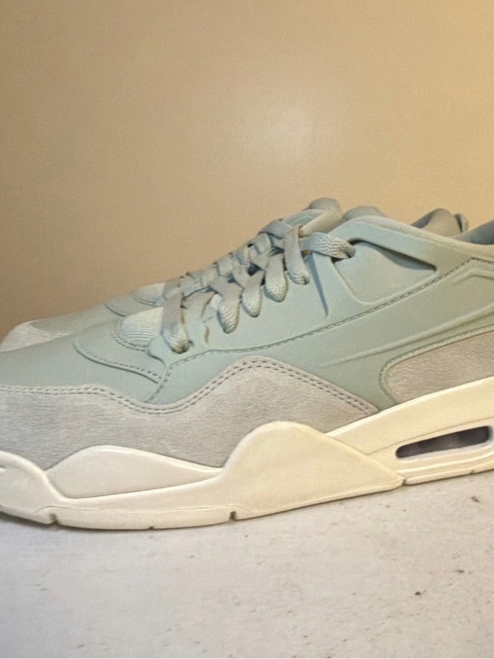 Jordan Women's Mint Green and Off-White Low-Top Sneakers WOMENS SIZE 10, MEN 8.5